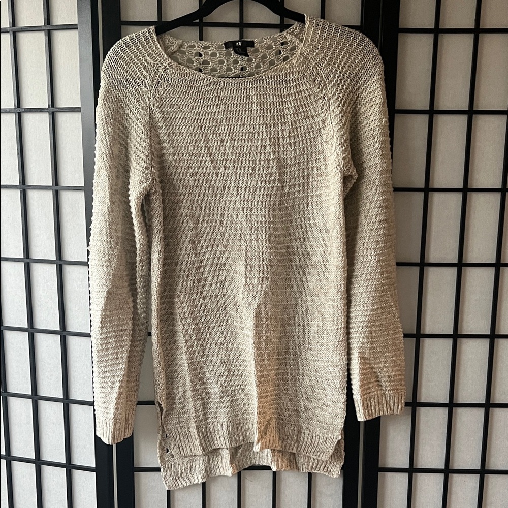 H&M Cream Knit Sweater